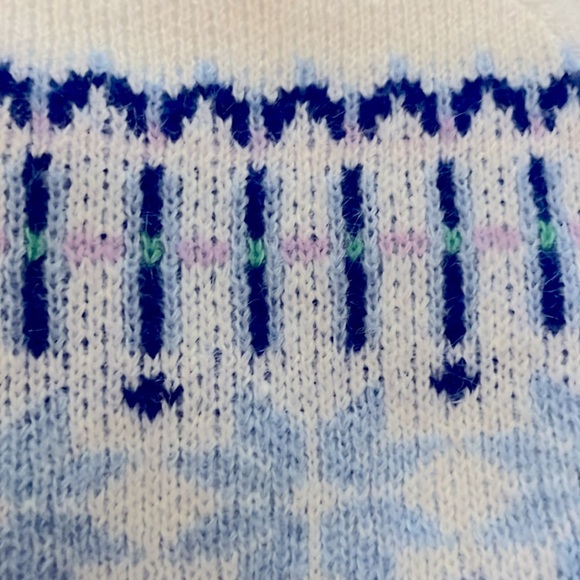 Old Navy Holiday Boxy Poly/Wool
Blend Sweater Women’s 2XL Cream Multicolor NWT - Picture 10 of 11